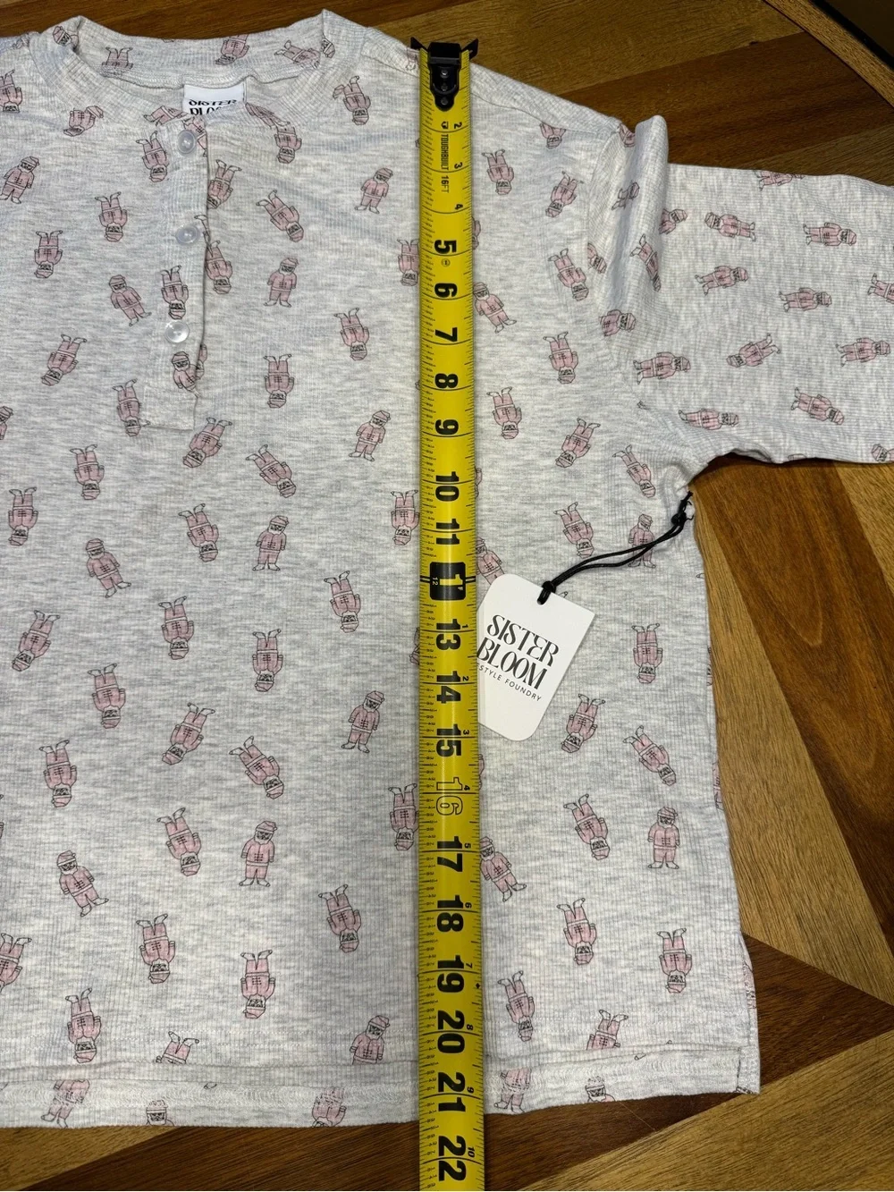 Sister Bloom Lifestyle Foundry Santa rib knit Henley and Long John new